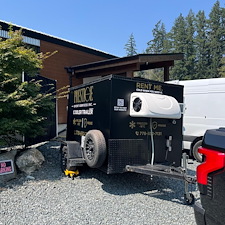 5x8-Refrigerated-Trailer-Rental-Food-Transport-for-a-Chilliwack-Wedding 0