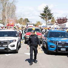 Luxury Washroom Trailer Rentals for Surrey Police Service at the 2026 Surrey Khalsa Day Vaisakhi Parade 0
